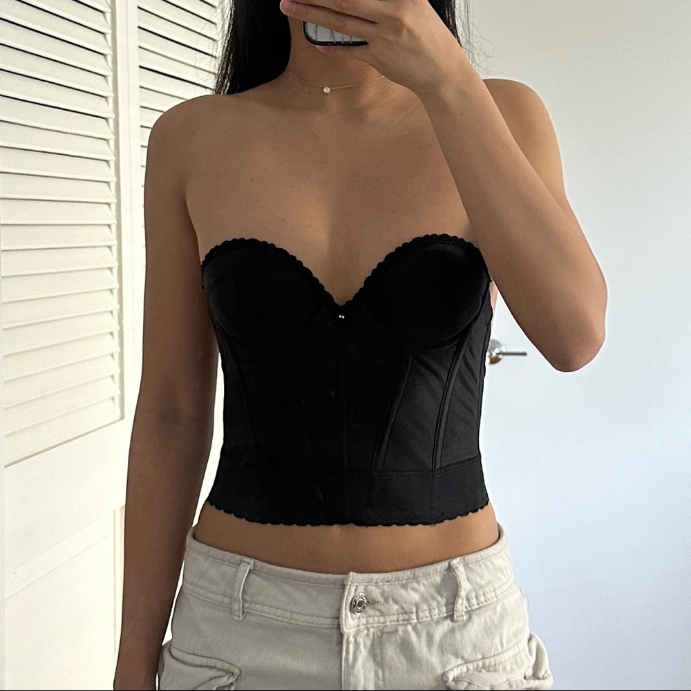 Black Corset Top S